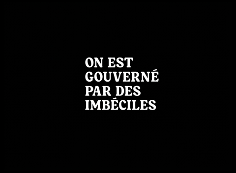 On est gouverné par des imbéciles