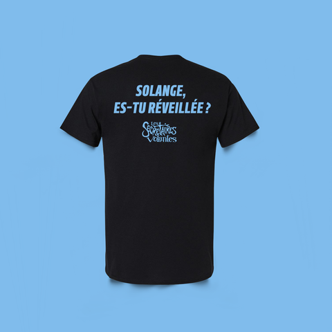 T-shirt Les Secrétaires Volantes Solange bleu
