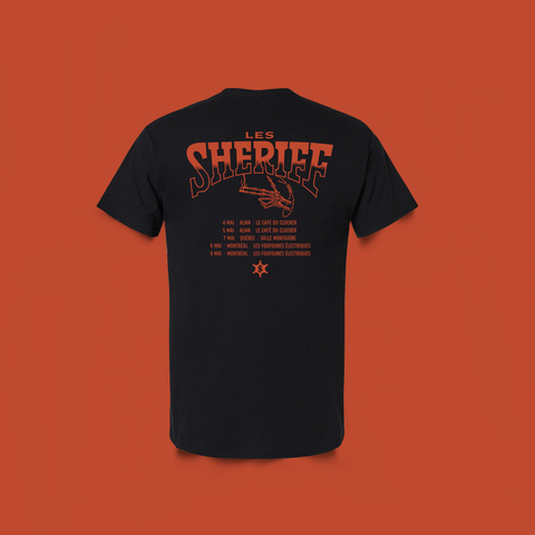 T-shirt Les Sheriff tournée du Québec 2026